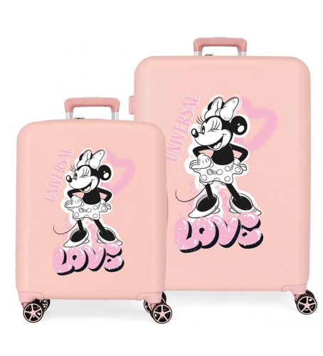 Ensemble de valises rigides Minnie Heart 55 - 70 cm (OSFA), Casuel, ABS/Polycarbonate, Big, Cabine - Disney - Modalova