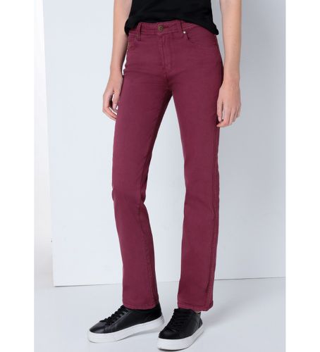 Pantalon 136003 marron (26), Casuel, Grenat, Coton, Bordeaux - Lois Jeans - Modalova