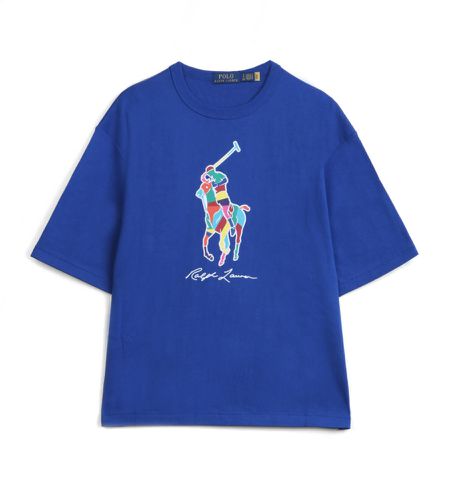 T-shirt à manches courtes avec logo multicolore (S), Casuel, Coton, Manche courte - Polo Ralph Lauren - Modalova