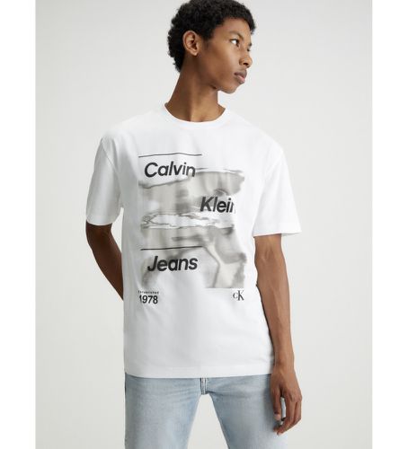 J30J325184 T-shirt avec logo Diffused (XL), Casuel, Coton, Manche courte - Calvin Klein Jeans - Modalova