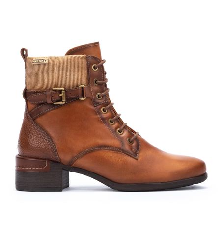 W6W-8953C1 Bottines en cuir Malaga marron (37), 3 à 5 cm, Fermeture éclair, Casuel - Pikolinos - Modalova