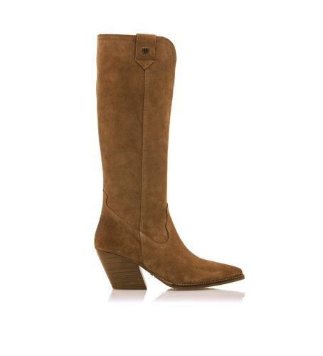 Bottes en cuir Missouri marron - Hauteur du talon 5cm (38), 5 à 8 cm, Fermeture éclair, Casuel - Mustang - Modalova