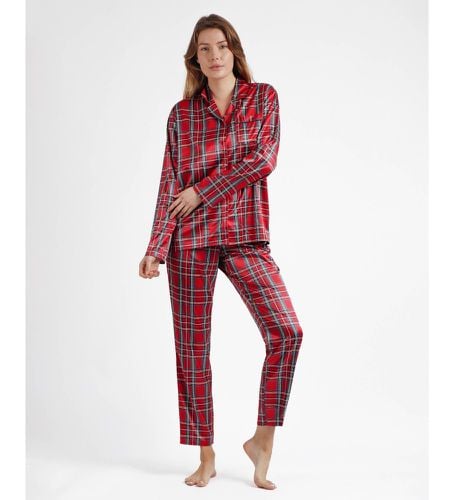 Pyjama à manches longues ouvert Scottish Fashion (S), Homewear, Polyester, Manche longue - Admas - Modalova