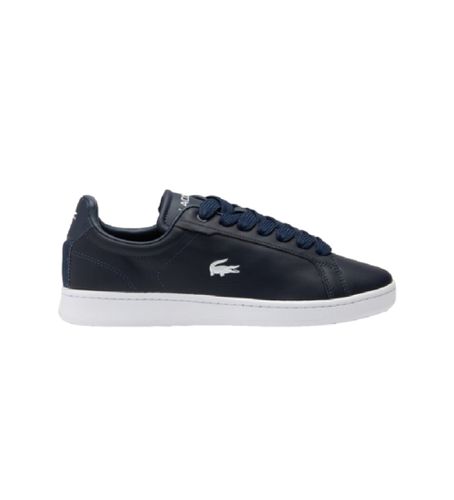 SMA0043_092 Carnaby Pro Leather Sneakers (46), Cuir, Plat, Lacets, Casuel, Marine - Lacoste - Modalova