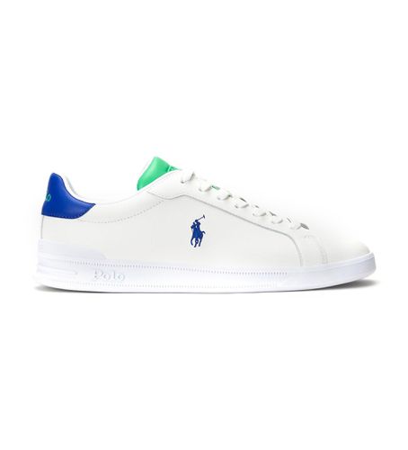 Heritage Court II Leather Sneakers (43), Cuir, Blanc, Plat, Lacets, Casuel - Polo Ralph Lauren - Modalova