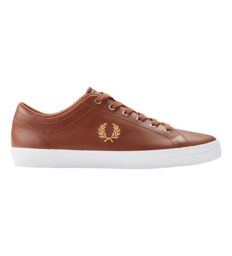 B7311-C55 Baskets en cuir Baseline marron (40), Plat, Lacets, Casuel - Fred Perry - Modalova