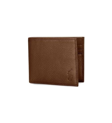 Portefeuille en cuir de galet marron (OSFA), Casuel, Classique - Polo Ralph Lauren - Modalova