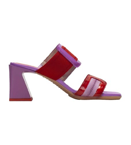 CHV243327 Sandales en cuir Mallorca lilas, - Hauteur du talon 6,5 cm (36), 5 à 8 cm, Aucun, Casuel, Fête, Viole - Hispanitas - Modalova