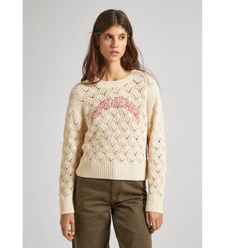 PL702099 Pull avec logo Grace (S), Casuel, Coton, Manche longue - Pepe Jeans - Modalova