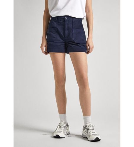 PL801096 Short Valentina (24), Casuel, Coton, Durable, Marine - Pepe Jeans - Modalova