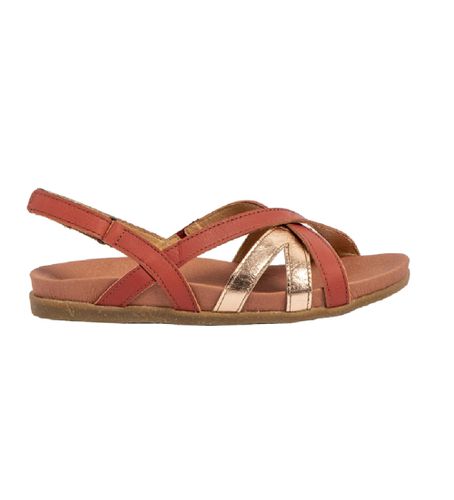 BR005_043 Sandales en cuir N5653 (36), Plat, Velcro, Casuel - El Naturalista - Modalova