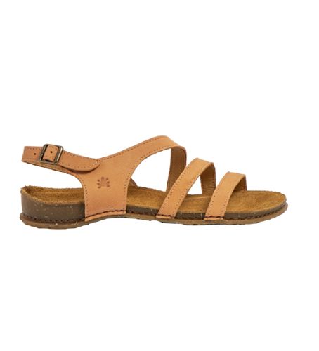 PH005_024 Sandales en cuir N5811 moutarde (36), Plat, Velcro, Casuel - El Naturalista - Modalova