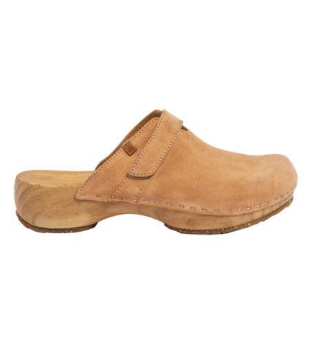 PH005_024 Sabots en cuir N5834 Silk Suede Peach / Shokunin (37), 3 à 5 cm, Aucun, Casuel, Jaune - El Naturalista - Modalova