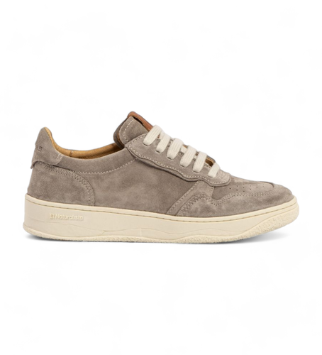 Unisex. 25844S120005_020 Baskets en cuir Geo (38), Beige, Plat, Lacets, Casuel, Gris - El Naturalista - Modalova