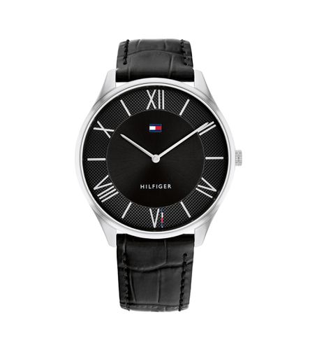 Montre analogique avec bracelet en cuir Acier (OSFA), Casuel, Laisse - Tommy Hilfiger - Modalova