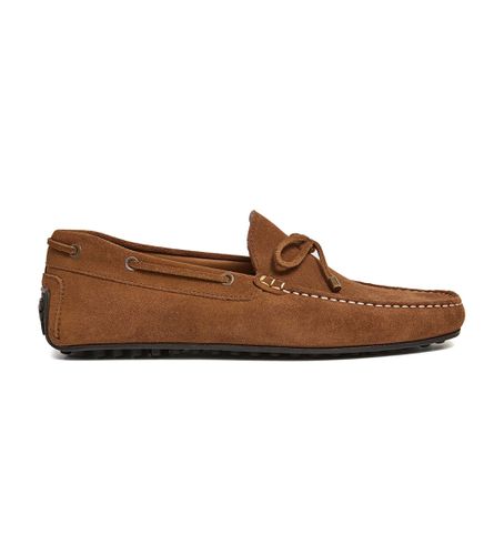 HMS21364 Cuir Nautic Chaussures Driver marron (41), Plat, Aucun, Casuel - Hackett London - Modalova