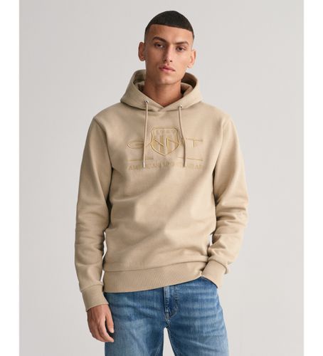 Hoodie Tonal Archive Shield marron (S), Casuel, Coton, Manche longue - Gant - Modalova