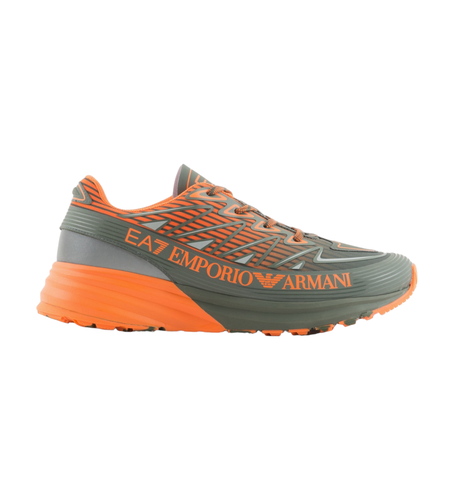 Unisex. X8X129_XK307 Chaussures de trail Crusher Distance vertes (44), 3 à 5 cm, Lacets, Casuel, Sport, Multisport - EA7 - Modalova