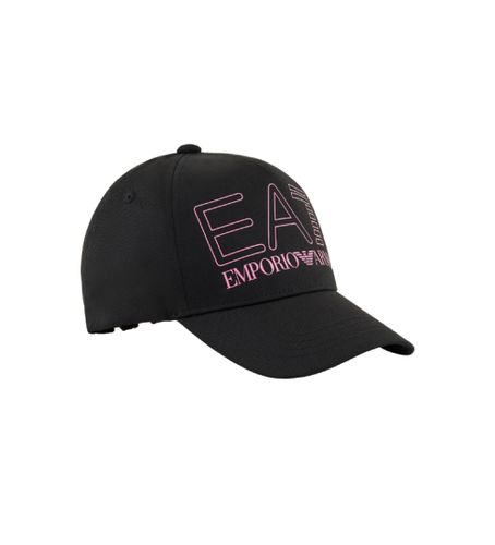 Unisex. 240142_4R102 Casquette de visibilité noire (M), Casuel, Coton - EA7 - Modalova