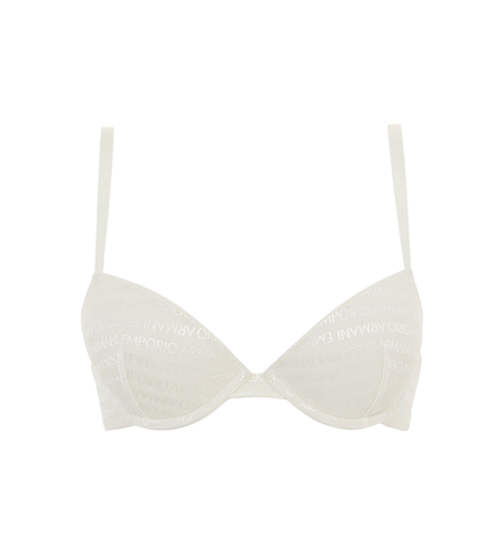 F204 Soutien-gorge push-up Logo Mesh (85B), Homewear, Polyester - Emporio Armani - Modalova