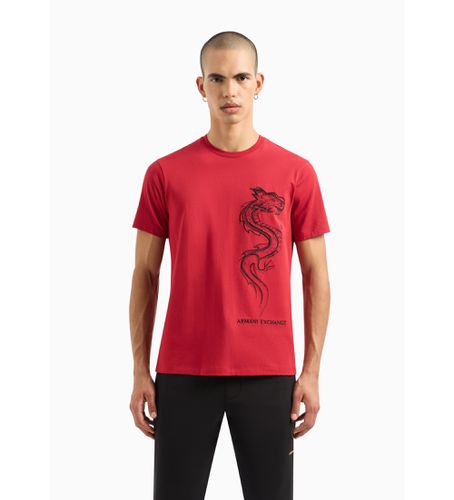 DZTDDZJ9JZ1435 T-shirt avec détails brodés (L), Casuel, Coton, Manche courte - Armani Exchange - Modalova