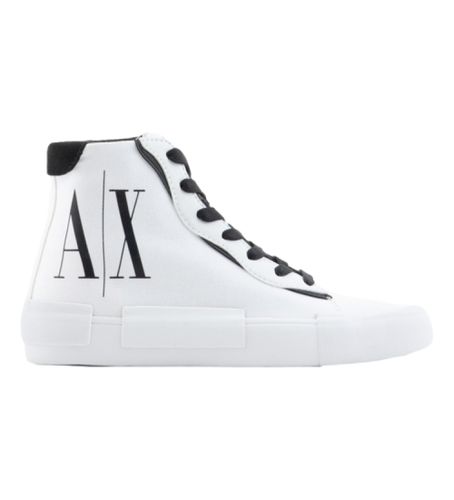 XDZ022XV57301015 Trainers High Top Ax (39), Blanc, Tissu, Plat, Lacets, Casuel - Armani Exchange - Modalova