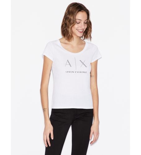 NYT83YJ16Z1000 T-shirt à manches courtes (S), Casuel, Coton, Manche courte - Armani Exchange - Modalova