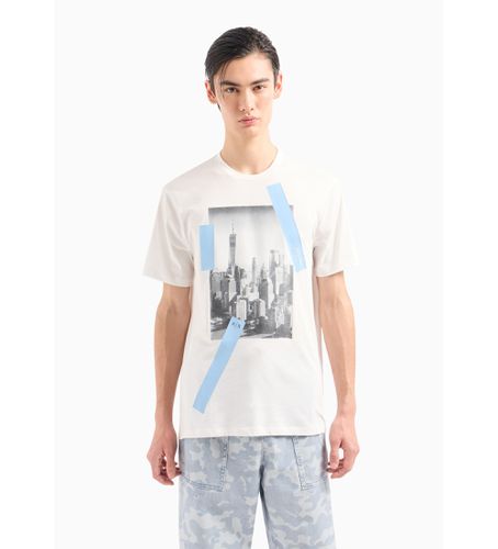 DZTHRZJBYZ81BD T-shirt Photo (L), Casuel, Coton, Manche courte, Manche longue - Armani Exchange - Modalova