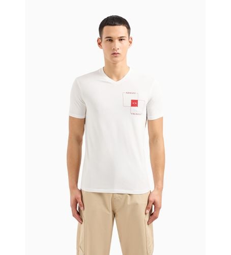 DZTHPZJE6Z1116 T-shirt à carreaux (S), Casuel, Coton, Manche courte - Armani Exchange - Modalova