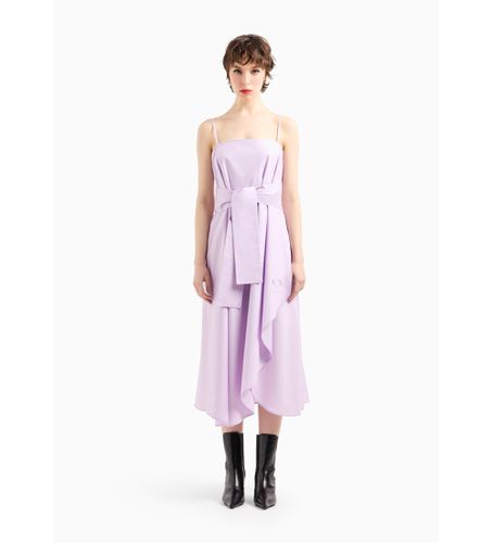 DYA28YN4RZ1354 Robe à n?uds lilas (XXS), Casuel, Violet, Coton, Sans manches / bretelles - Armani Exchange - Modalova