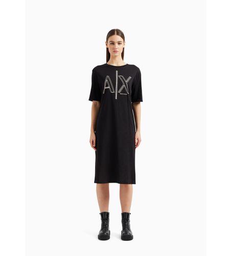 DYA70YJ3RZ1200 Robe en plastisol (XS), Casuel, Coton, Manche courte - Armani Exchange - Modalova