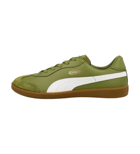 Unisex. 10669608 Trainers King 21 It (43), Cuir, Plat, 1 à 3 cm, Lacets, Casuel, Sport, Vert - Puma - Modalova