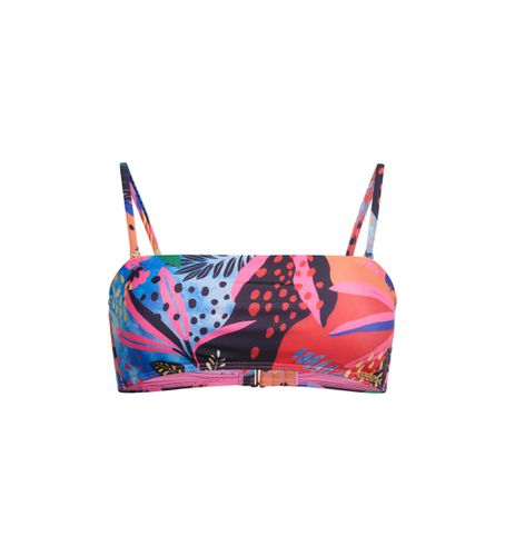 W3010398A Top de bikini bandeau tropical multicolore (S), Beachwear, Polister recyclé, Durable - Superdry - Modalova