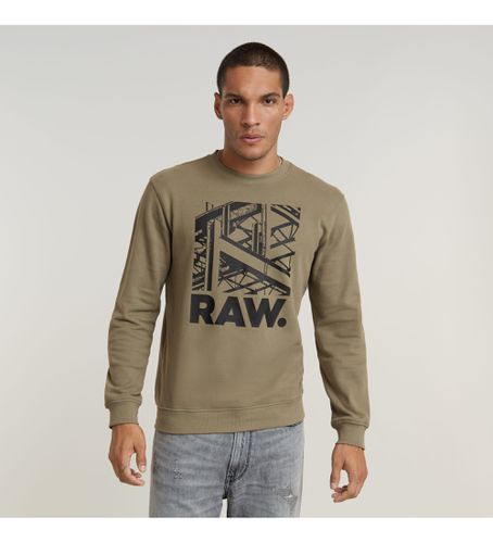 D24678-D562-2199 Sweatshirt Construction marron (XL), Casuel, Le coton biologique, Durable - G-Star - Modalova