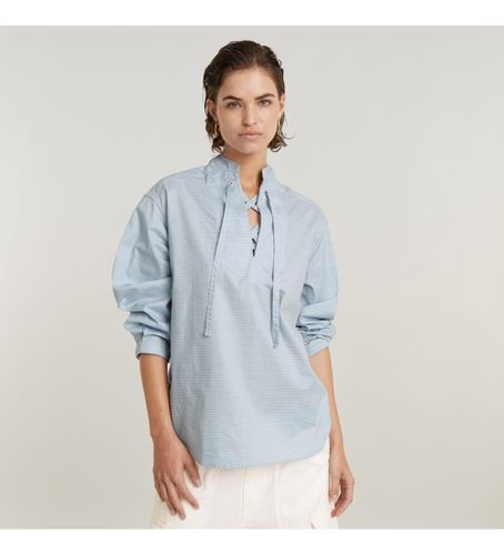 D24589-D592-G459 Blouse Scooped Hem (XS), Bleu, Casuel, Coton, Manche longue - G-Star - Modalova