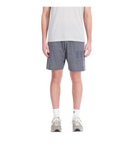 MS33073 Short Tenacity Heathertech (XL), Casuel, Sport, Gris, Polister recyclé, Durable - New Balance - Modalova