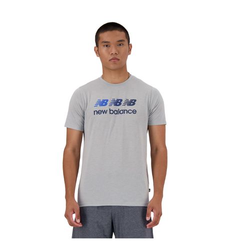 MT41071 Sport Essentials T-shirt Heathertech (S), Casuel, Multisport, Manche courte, Polister recyclé, Durable - New Balance - Modalova