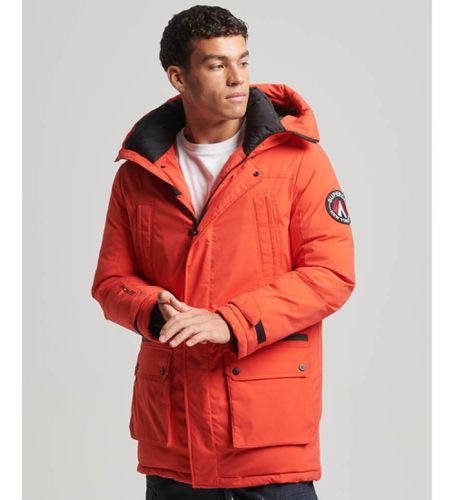 M5011754A Parka matelassée City (S), Rouge, Casuel, Polyester - Superdry - Modalova