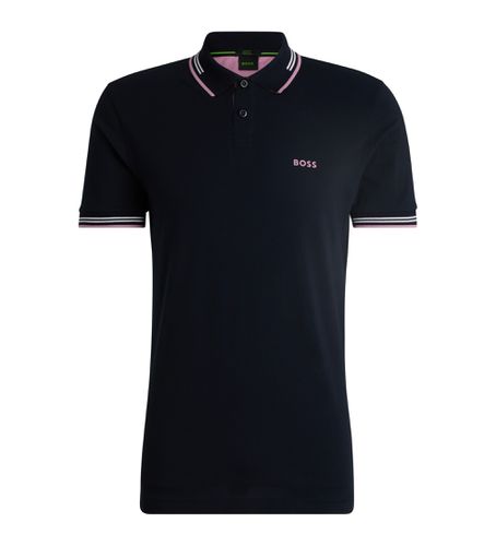 Polo Paul (S), Casuel, Coton, Manche courte, Marine - BOSS - Modalova