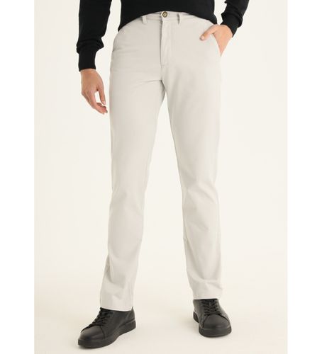 Pantalon Chino Regular - Taille moyenne Style classique |Taille en pouces (30), Blanc, Casuel, Coton - Bendorff - Modalova