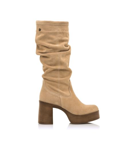 Bottes en cuir des années 60 - Hauteur du talon 8cm (36), 5 à 8 cm, Fermeture éclair, Casuel - MTNG - Modalova