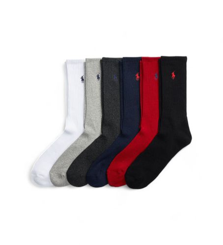 Lot de 6 paires de chaussettes unies multicolores (OSFA), Homewear, Coton - Polo Ralph Lauren - Modalova