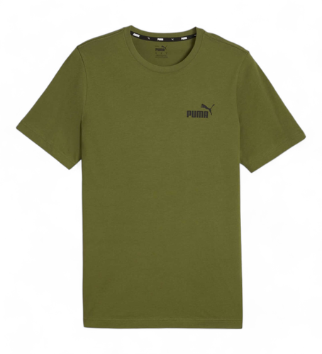 T-shirt avec petit logo Essentials (S), Casuel, Vert, Coton, Manche courte - Puma - Modalova