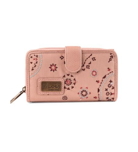 Portefeuille imprimé brodé 304416 rose (OSFA), Casuel, Polycuir - Lois Jeans - Modalova