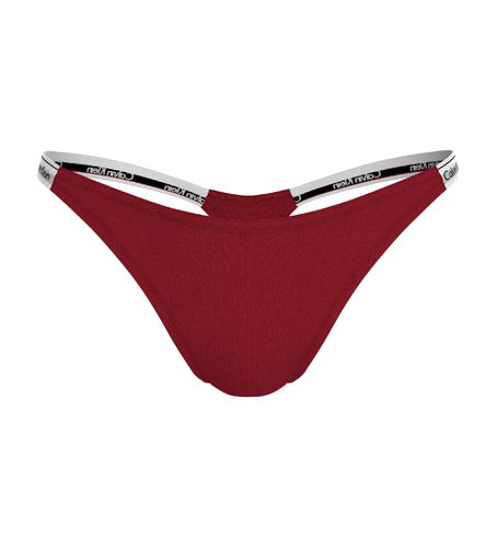 QD5157E String - Logo moderne marron (L), Homewear, Grenat, Coton - Calvin Klein - Modalova