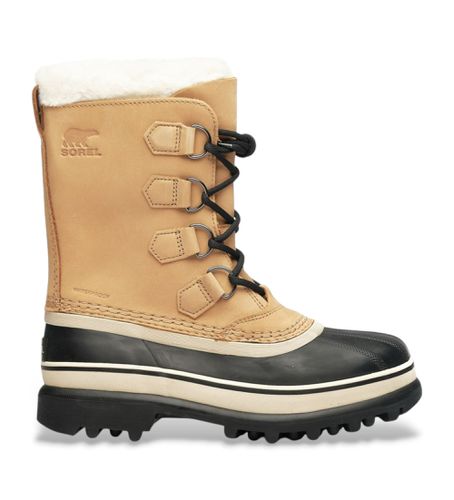 Bottes de neige caribou (36), Cuir, Marron, Plat, Casuel - Sorel - Modalova