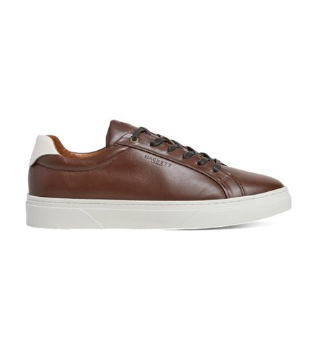 HMS21417 Hackney Classic - Baskets en cuir marron (42), Plat, Lacets, Casuel - Hackett London - Modalova