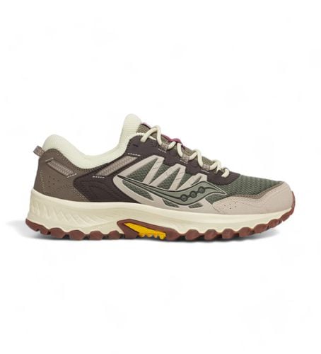 S70814-6 Chaussures Grid Peak vertes, brunes (42), Marron, Plat, Lacets, Casuel - Saucony - Modalova