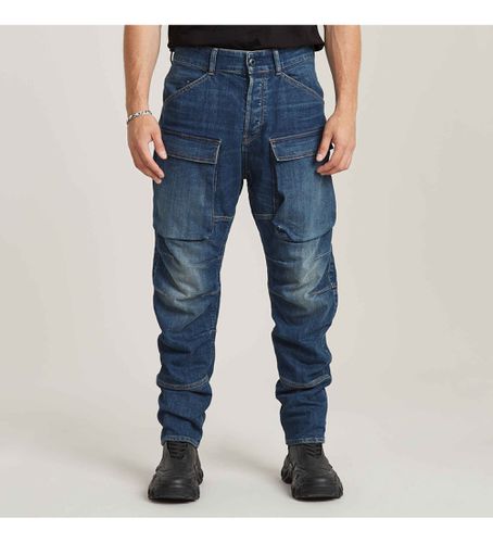 D23972-D498-G801 Jeans 3D Regular Tapered Denim Cargo Cargo (28/30), Bleu, Casuel, Coton, Durable - G-Star - Modalova