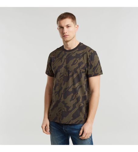 D25082-C334-G739 Island Camo T-shirt (XS), Casuel, Manche courte, Le coton biologique, Durable - G-Star - Modalova